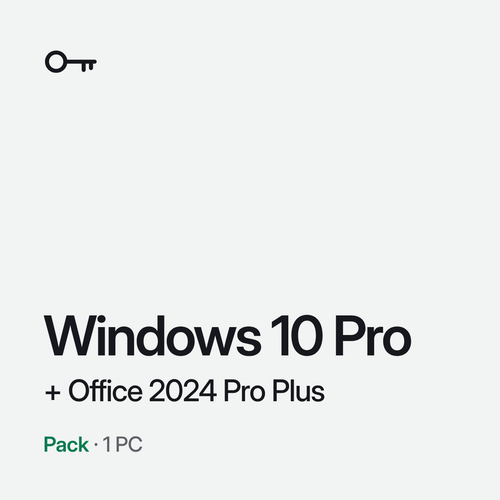 Windows 10 Pro + Office 2024 Professional Plus -paketti