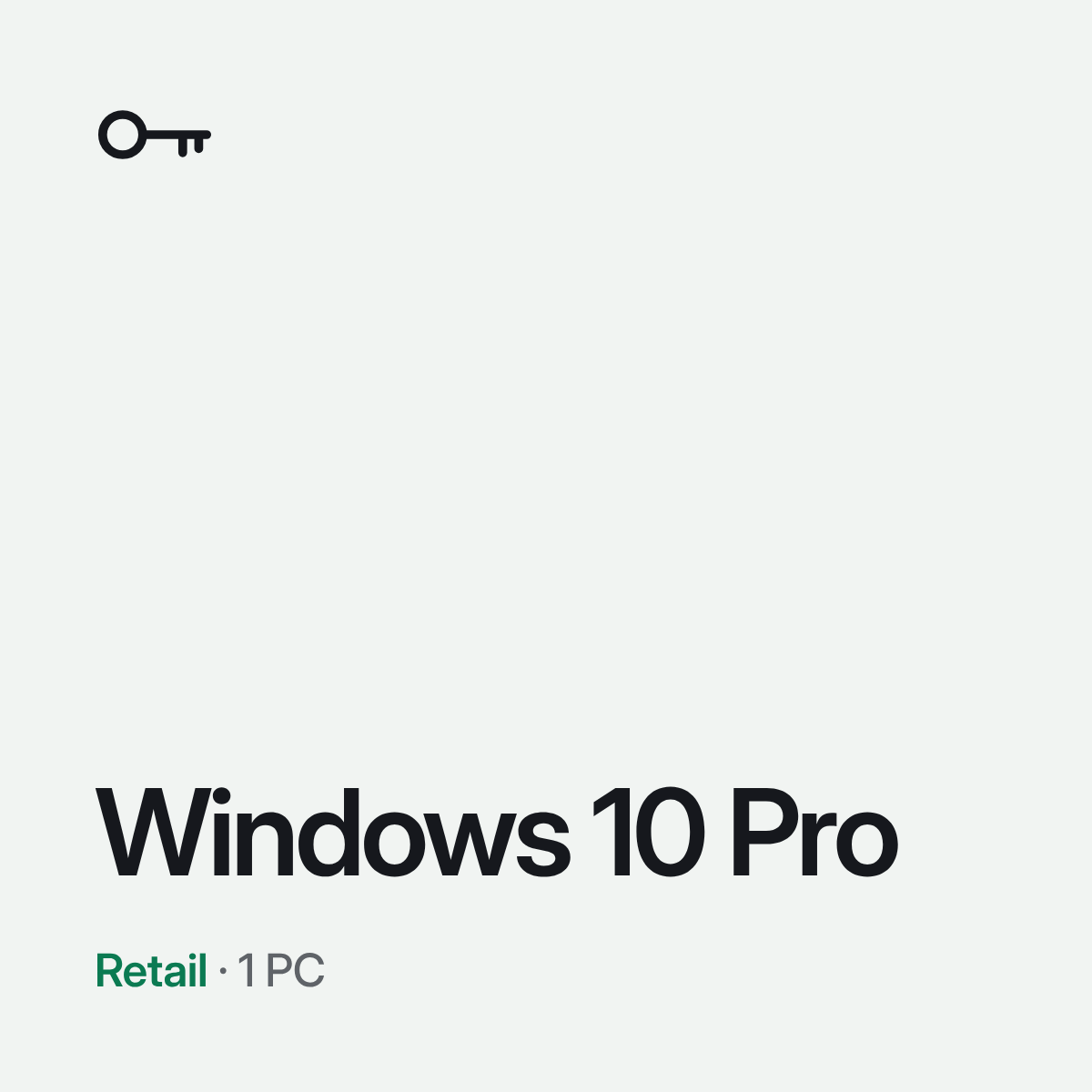 Windows 10 Pro Retail – Siirrettävä avain