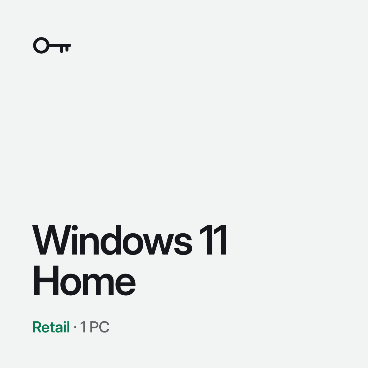 Windows 11 Home Retail – Siirrettävä avain
